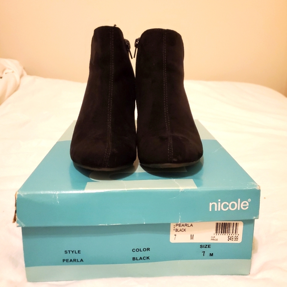 Women's Suede Wedge Booties